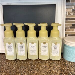 White Barn Laundry Room Lemon Gentle Foaming Hand Soap 5 pc